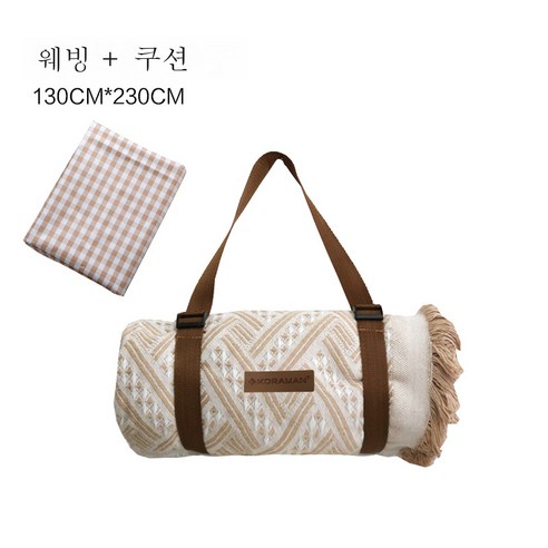 DFMWI.피크닉 매트.Picnic mat.--피크닉 매트 방습 매트 두꺼운 야외 매트 휴대용 방수 봄나들이 매트 피크닉 야취평 매트, 클래식리본스타일방습매트130*230Cm