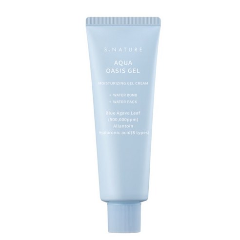 에스네이처 아쿠아 오아시스 수분 젤크림 80ml 여름 쿨링 크림, 2개