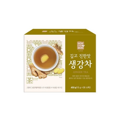 녹차원(주) [녹차원] 생강차 30T, 15g, 30개입, 1개