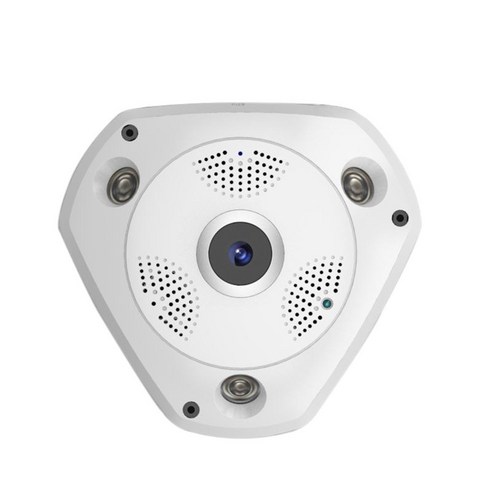 VR 360 HD 보안 카메라 무선 WIFI 파노라마 홈 보안 감시 시스템 960P IP 카메라 파노라마 카메라 야간 투, 한개옵션0