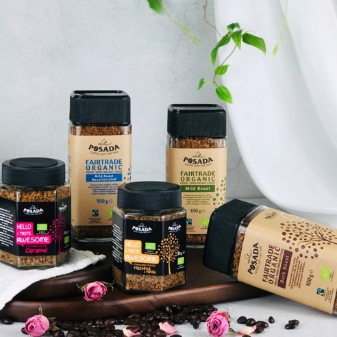 진한 로스팅의 유기농 공정 무역 다크 로스트 커피