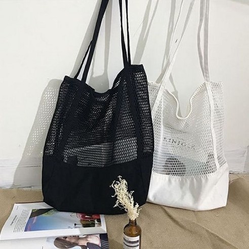 VIDS-RE396 숄더백 그물 네트백