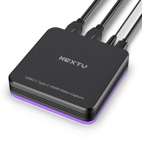 /NEXT-8330HVC-4K60/Type-C HDMI 캡쳐보드/4K UHD 60Hz 영상 입/출력과 동시에 실시간 캡처녹화(4K 30Hz) 가능/HDR 지원/HDCP 지원