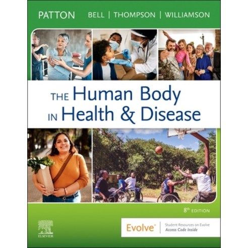 (영문도서) The Human Body in Health & Disease - Hardcover Hardcover, Elsevier, English, 9780323734141