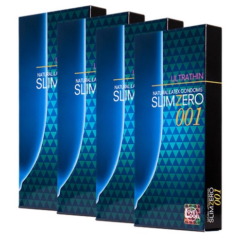 유니더스 슬림제로 001 울트라씬 콘돔, 8개입, 4개