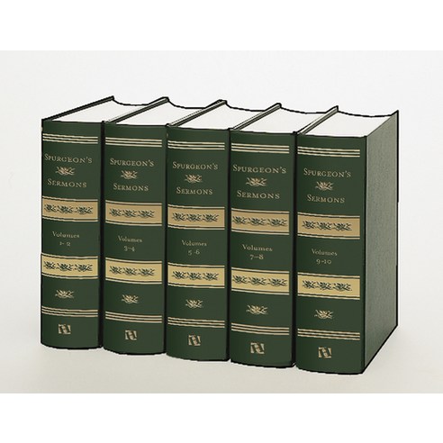 (영문도서) Spurgeon''s Sermons: 5 Volumes Hardcover, Hendrickson Publishers, English, 9781598568325