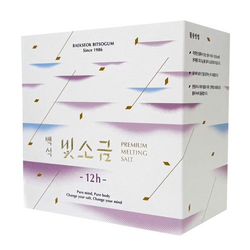 백석빛소금 1000도씨 미네랄 용융소금 12시간, 1개, 300g