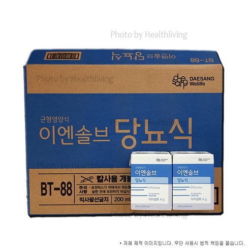 대상웰라이프 이엔솔브 당뇨식, 200ml, 60개