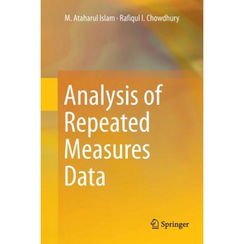 (영문도서) Analysis of Repeated Measures Data Paperback, Springer, English, 9789811099670
