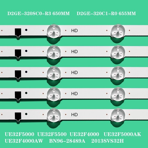 samsung 호환 2013SVS32H Ue32f5000 D2GE-320SCO-R3 650mm UA32F4088AR UA32f4100AR 백라이트 루멘 9LED 32 인치, 02 D2GE-320C1-R0 655MM, 1개 삼성백라이트32인치