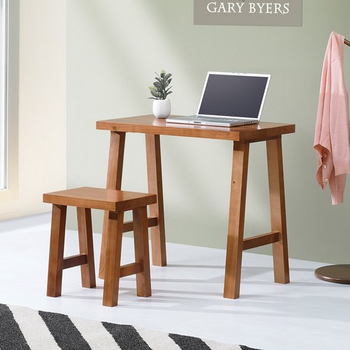 그로잉퍼니쳐 A라인 원목 1인 테이블세트 일반식탁/의자세트, 샤벨