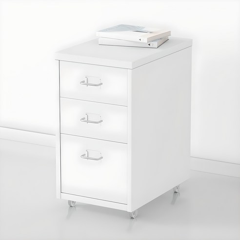 공간에 스며드는 미니멀리즘, 하비티 모던 베이직 철제 서랍장 리뷰 이동식서랍장