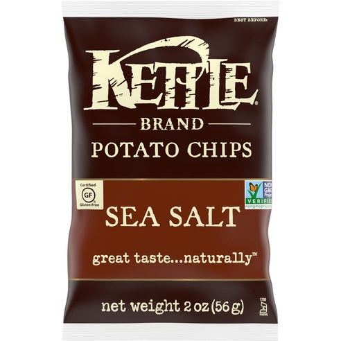 케틀브랜드 포테이토 칩 씨 솔트, 56g, 1개