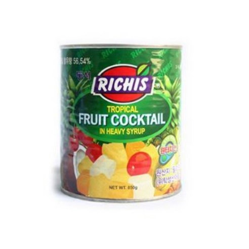 (주)동서 리치스 트로피칼 후르츠 칵테일, 850g, 12개 850g × 12개, 850g × 12개 섬네일