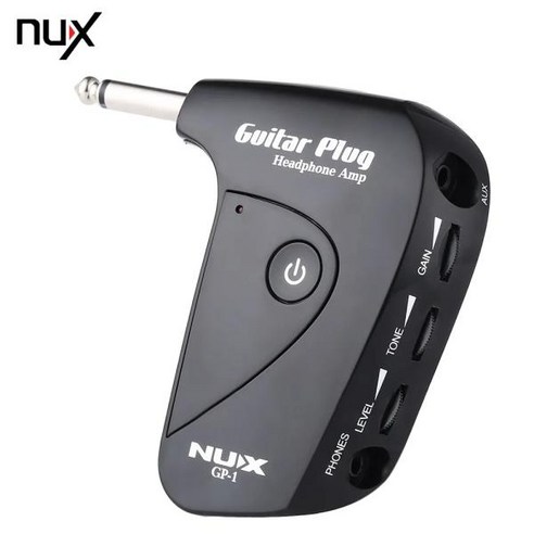 멀티이펙터 NUX Gp-1 일렉트릭 기타 앰프 멀티 이펙트 페달 플러그 헤드폰 앰프 내장 왜곡 효과 액세서리, 한개옵션1