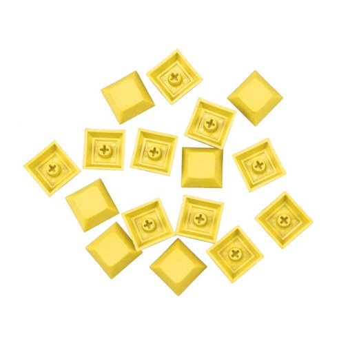 PBT Keycap 기계 키보드에 적합한 색상 투명 백라이트, 노랑