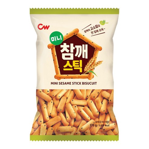 청우식품 미니 참깨스틱 370g 7개입, 1.청우식품 미니 참깨스틱 370g 7개입, 7개