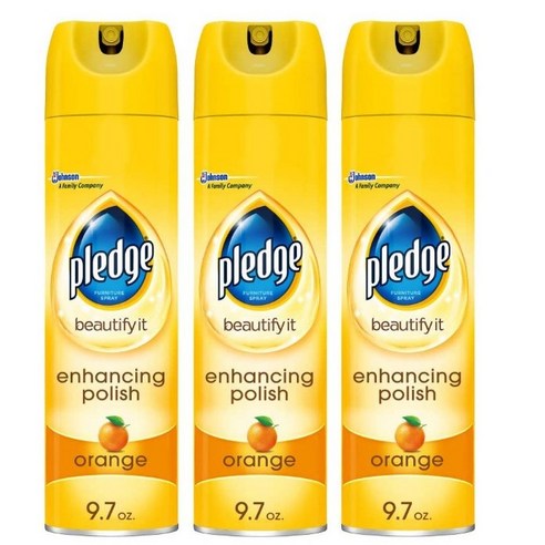 pledge프리지 가구광택보호제 275g 오렌지향 정품미국직송, 1팩