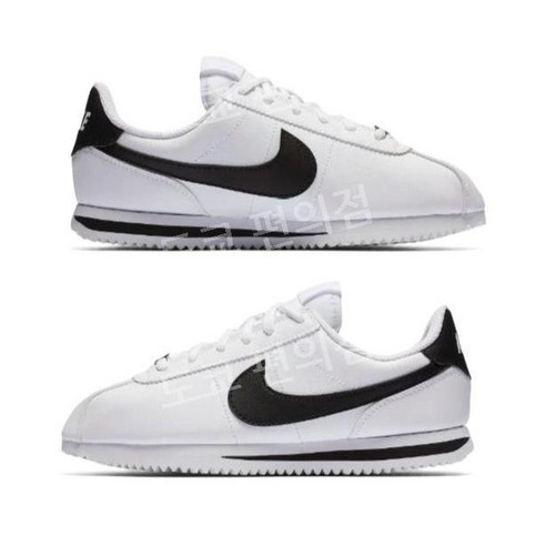 추천제품 NIKE 나이키 코르테즈 베이직 SL 여성 빅키즈 화이트 블랙 904764-102