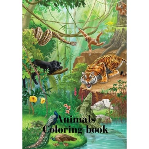 Animals coloring book: 40 Baby Animals: A Coloring Book Featuring 40 Incredibly Cute and Lovable Bab... Paperback, Independently Published, English, 9798720637651