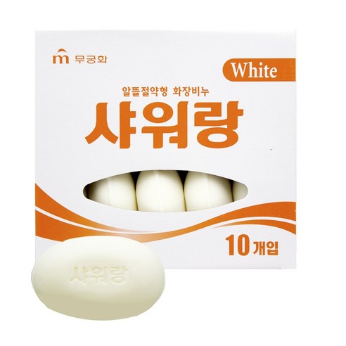 무궁화 샤워랑비누10개입, 130g, 10개입