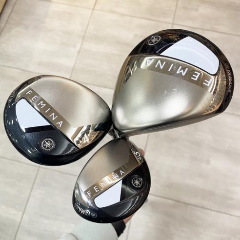 중고 야마하 페미나 드라이버 및 우드 유틸리티 세트 (드라이버 단품 포함)