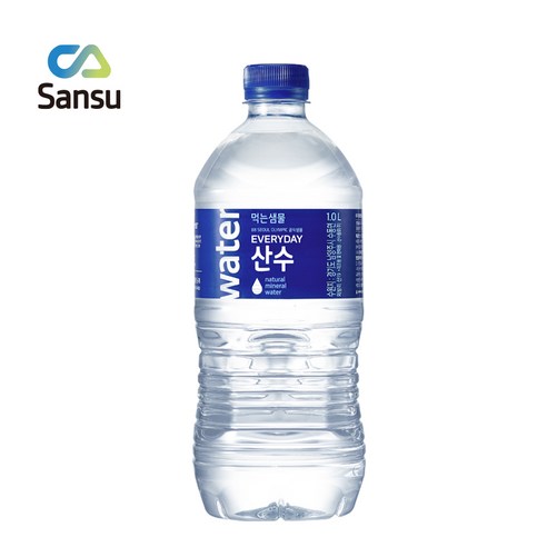 먹는샘물산수 가벼운 샘 무라벨, 1L, 36개