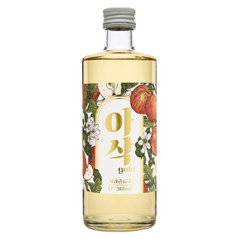 착한농부 아삭골드 17도 360ml 사과증류주오크숙성