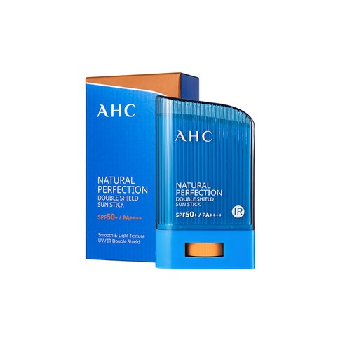 AHC 내추럴 퍼팩션 더블쉴드 선스틱 22g, 단품, 1개
