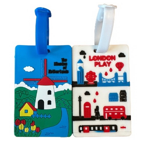 여고니야 캐리어 네임택 네임카드 이름표 2종