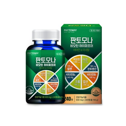 판토모나 비오틴 하이퍼포머 650mg x 240정 1통 2개월분, 상세페이지 참조, 1개, 상세페이지 참조, 상세페이지 참조, 상세페이지 참조