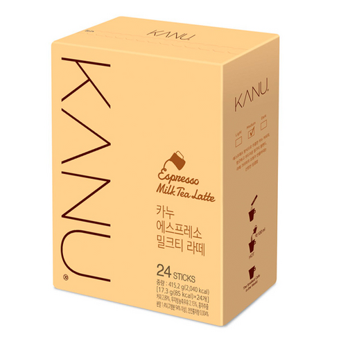 맥심 카누밀크티라떼8입, 4개, 138g, 8개입
