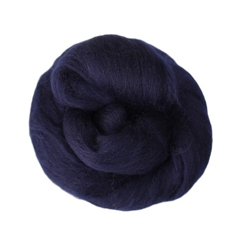 [모핸] 양모 (100g)/ 양모펠트 니들 펠트 DIY 공예 실 만들기, 32.네이비, 1개