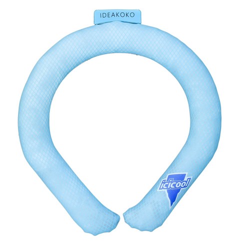 icicool 쿨넥밴드 클래식 빗살, 하늘, 1개