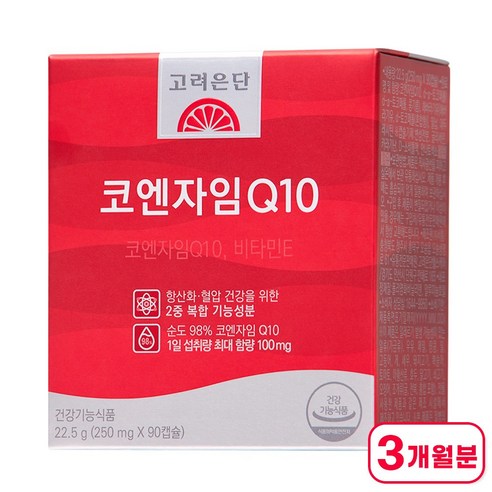 고려은단 코엔자임Q10, 90정, 1개