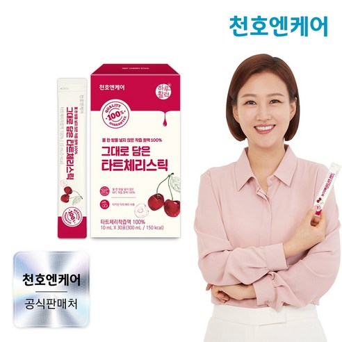 천호엔케어 물 없이 NFC 착즙 원액 100% 그대로 담은 타트체리스틱 30포 X 1박스, 300ml, 1개