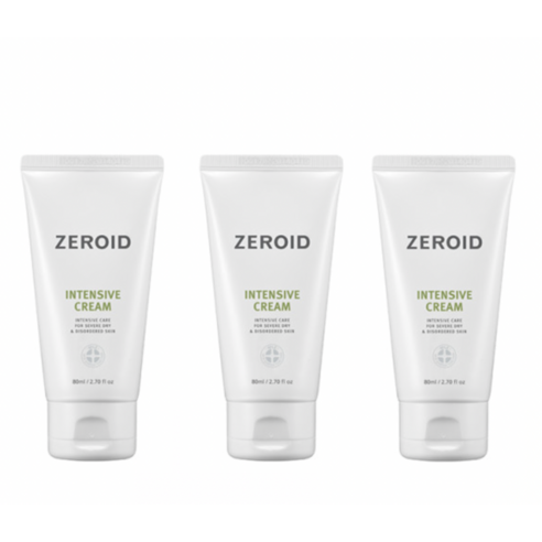 제로이드 인텐시브 크림 80ml 3개