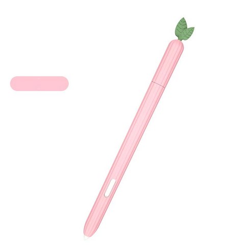 삼성 갤럭시 탭 S7 연필 / S6 라이트 연필과 호환되는 실리콘 케이스, 분홍