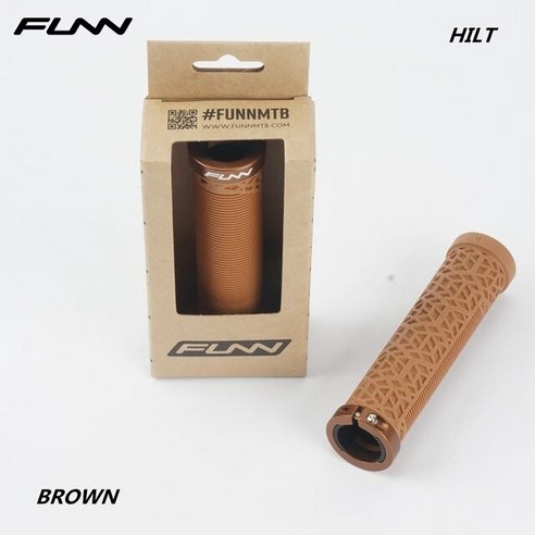 FUNN HILT 산악 자전거 잠금 링 그립 30MM 크라톤 BMX 내리막 MTB AM ENDURO DH, 04 Brown