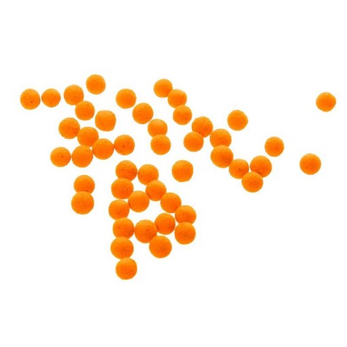 30 개/갑 0.39 인치 거친 잉어 부동 미끼 낚시 팝업 Boilies 미끼 3 색, 오렌지, 10mm, EVA