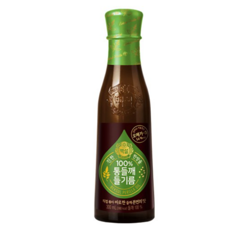 백설 100% 통들깨 들기름, 300ml, 1개