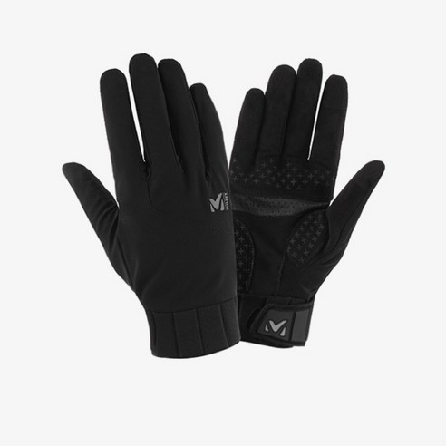 [밀레] 남성 M 간절기 스마트터치 롱장갑 MXSSL001 _NC동수원점, 00L, BLACK(16), 1개