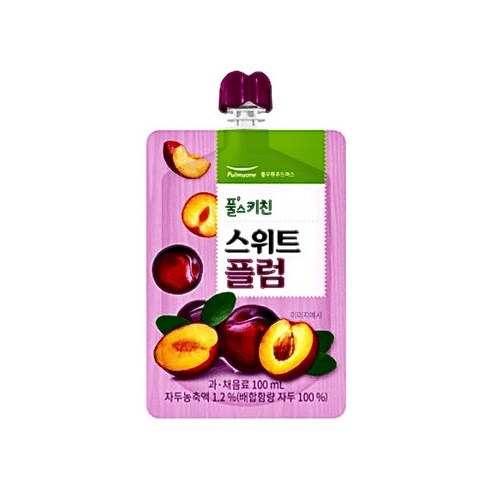 풀무원 풀스키친 스위트 플럼주스, 40개, 100ml