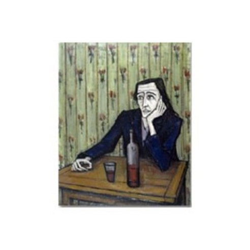 케이아트 인테리어 그림 노프레임 액자, 뷔페포도주여인
