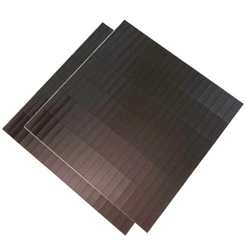 [제이스마그네트] 접착 조각 고무자석 시트 300x300 판, 2p세트 50x15x1T_240조각, -