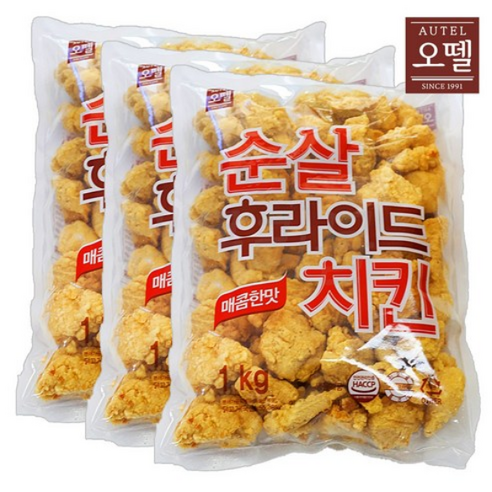 오뗄 순살 후라이드 치킨 1kg