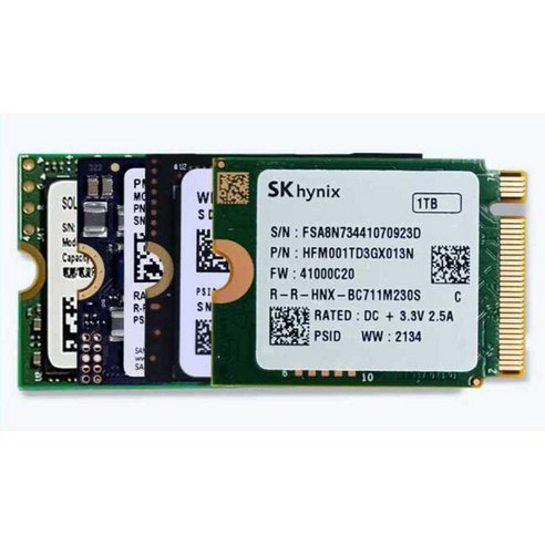 스팀덱 SSD PM991A SN740 BG5 S990 BC711 NVME 2230, 상세 페이지 참고, 하이닉스 bc711 512G(신품)