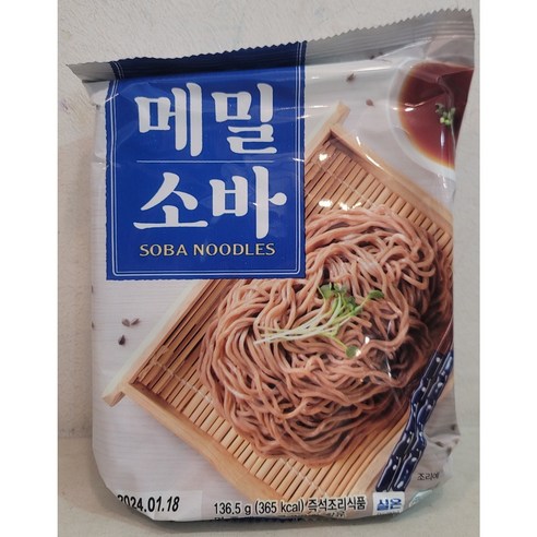 이가자연면 메밀소바, 136.5g, 8개