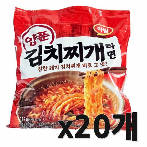 하림 양푼김치찌개라면 112g