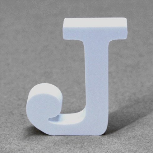 DIY 20cm 서 나무 나무 편지 흰색 알파벳 결혼식 생일 파티 홈 장식 맞춤 이름 디자인, Hight20cmThick12mm, J